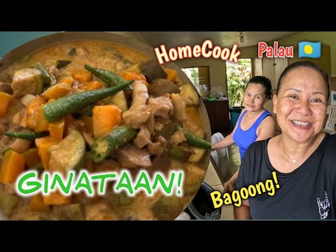 HOW TO MAKE SIMPLE MIXED VEGETABLES WITH COCONUT MILK IN ISLAND OF PALAU 