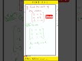 Find The Rank Of Matrix I Matrices Determinants Shorts  Maths