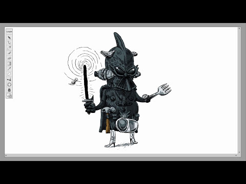 How to Draw a SciFi Character - DrawXcellent Ep5