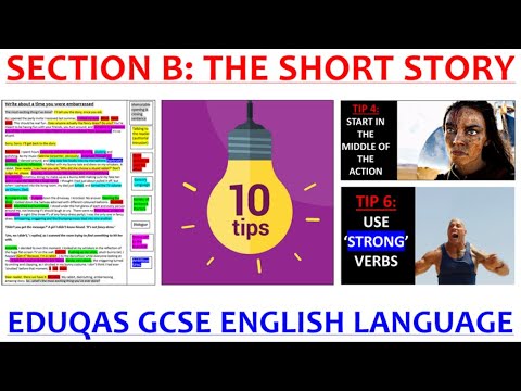 SHORT STORY: TEN TOP TIPS! EDUQAS Section B Paper 1 exam - GCSE English Language