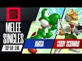 aMSa (Yoshi) vs Cody Schwab (Fox) - Melee Singles Top 64: Losers Round 6 - Genesis 9