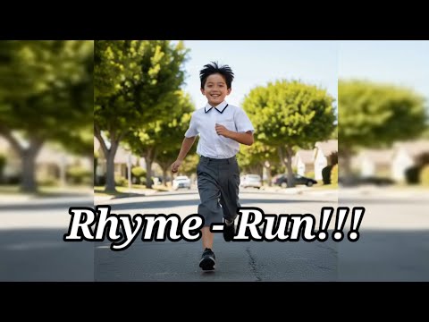 4th std | new syllabus 2017 | 2nd language English | 2nd rhyme | Run