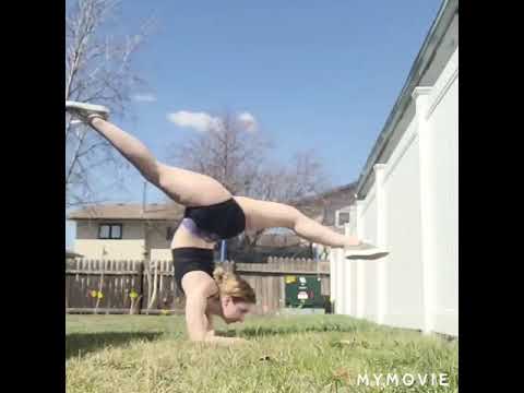 Outdoor Contortion and One Arm Progress 💚