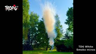 TD6 White - Smoke mines - TROPIC Fireworks, Fajerwerki, Feuerwerk, Vuurwerk, Feu d'artifice