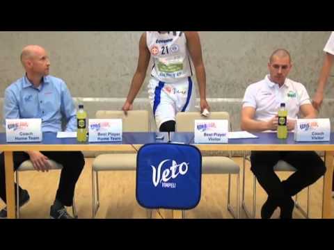 Lehdistötilaisuus Vimpelin Veto-Tapiolan Honka ottelusta 17 10 2015