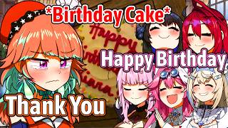 Kiwawa Got Suprised Birthday Cake From The Girls【Hololive EN】