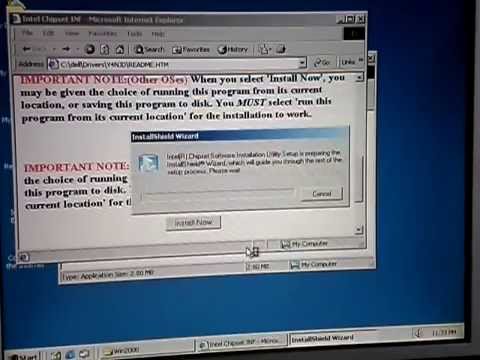 Installing DELL drivers on Windows 2000