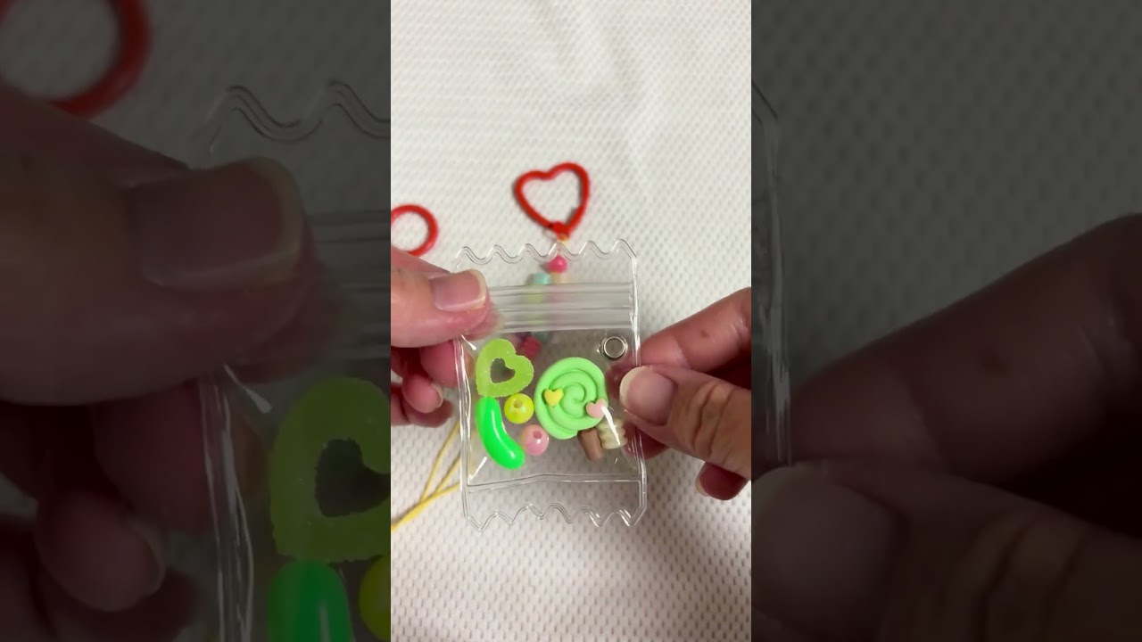 パーツを通して結ぶだけ❣️ #ハンドメイド #かわいい #アクセサリー