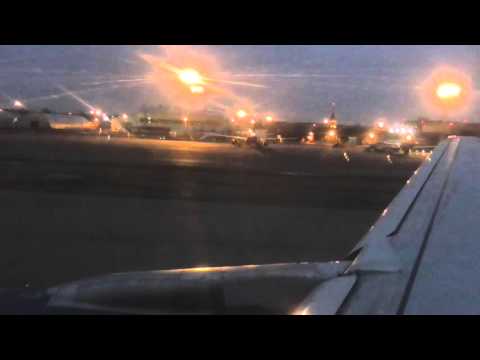 Aeroflot Airbus A321 Morning Pushback, Taxi, Takeoff from Moscow Sheremetyevo Airport