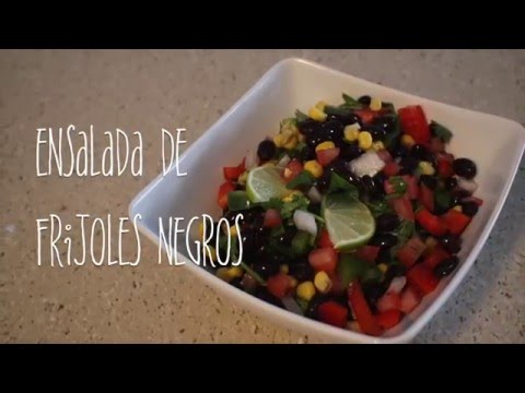 Ensalada de Frijoles Negros con Elote y Cilantro
