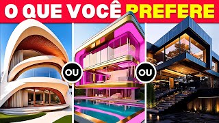 O Que Você Prefere? Construa Sua Casa de Luxo Futurista 🤖💎🏠🌈