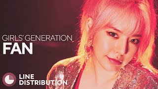 GIRLS' GENERATION - FAN (Line Distribution)