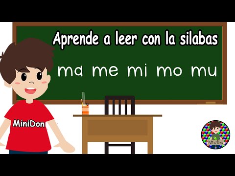 Sílabas con ma me mi mo mu. Aprende a leer! Video educativo!