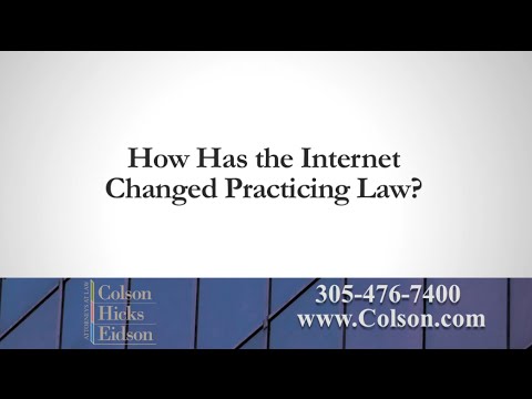 How Has the Internet Changed Practicing Law?