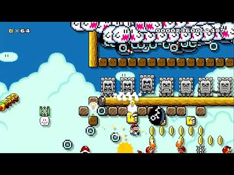 Keep spin! (ZR or ZL)for Coshise by →†★W&W★†← - SUPER MARIO MAKER - NO COMMENTARY 1bc 1bc