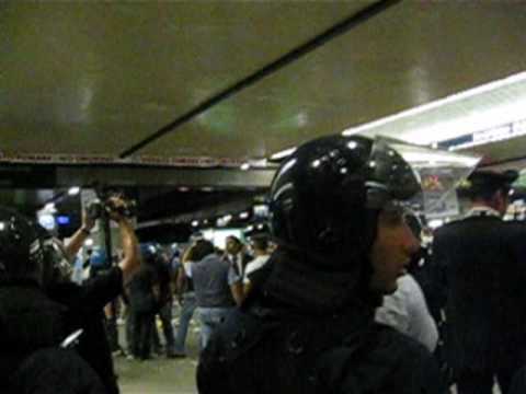 Rome train station - waiting for a riot