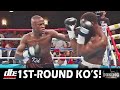 FIRST-ROUND KNOCKOUTS! | Curtis Stevens, George Kambosos Jr., Andy Lee, Peter Quillin, Andre Berto