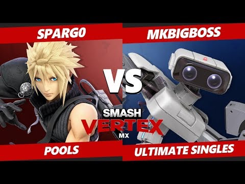 Smash Vertex Pools - XTR | Spargo (Cloud) Vs. AAA MkBigBoss (ROB) Smash Ultimate - SSBU