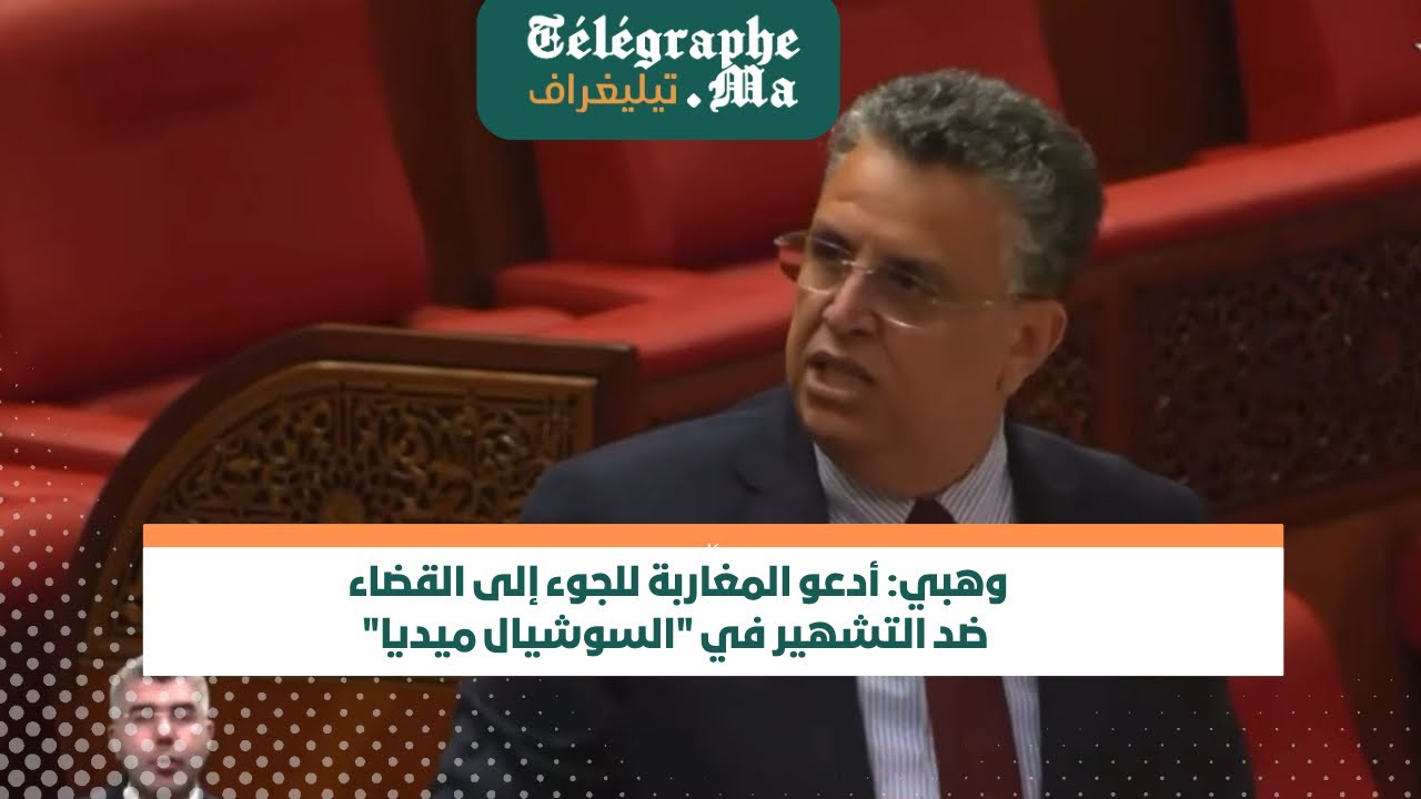 وهبي: أدعو المغاربة للجوء إلى القضاء ضد التشهير في "السوشيال ميديا"
