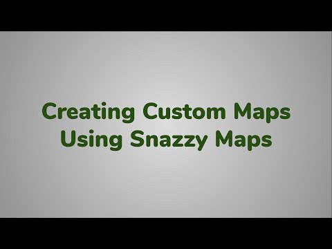Creating Custom Maps In Snazzy Maps