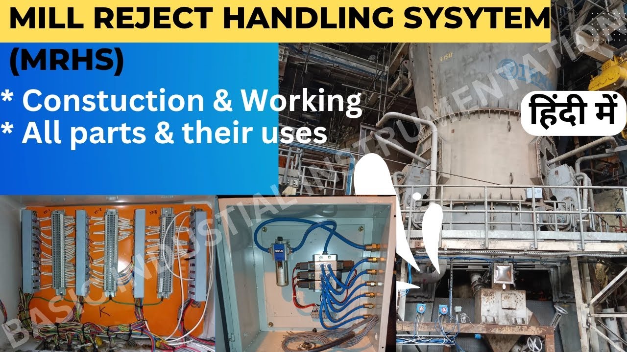 Mill Reject Handling System working and construction #mrhs #powerplant #coalmill #millreject