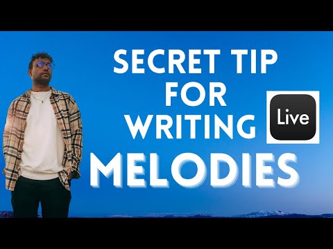 My secret TRICK for writing MELODIES for Melodic House / Progressive House
