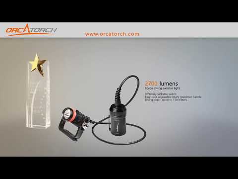 Video Review of the Orca Torch D620 2700 Lumens Canister...
