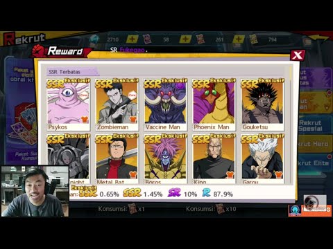 🔥🔥GACHA BANNER SETELAH MT!! EKSKLUSIF SSR - ONE PUNCH MAN The Strongest