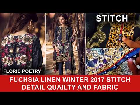 Baroque Florid Poetry Fuchsia Linen Winter 2017 - Winter Collection 2017 Video