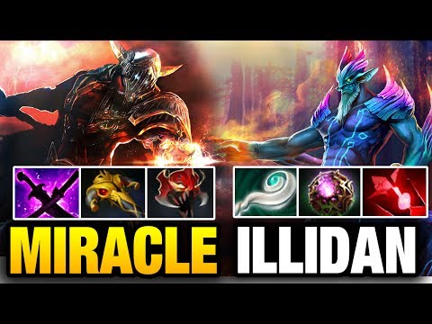 Illidan [Leshrac] vs Miracle- [Sven] 9k Battle, It's Too Good Support