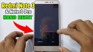Redmi Note 3/ Note 3 Pro Hard Reset/ Pattern Unlock Easy Trick With Keys