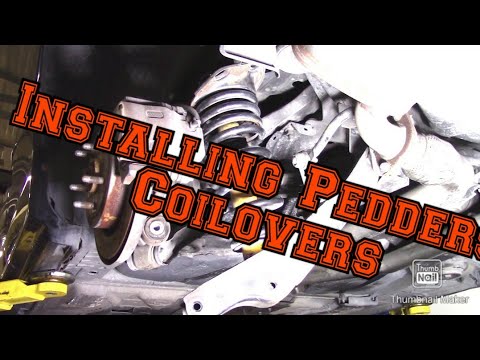 Installing Pedders coilovers on a 2008 Pontiac G8 GT