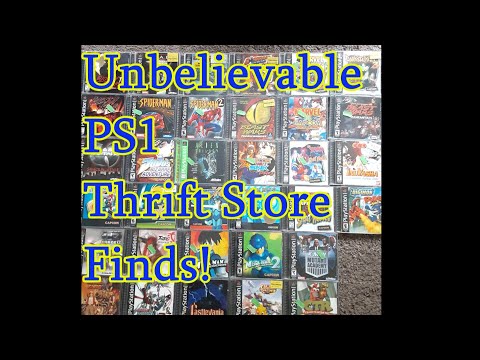 Unbelievable PS1 Thrift Store Finds!