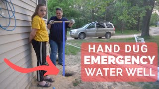 DIY Hand Dug Well | We Dig an Emergency Water Well by Hand!