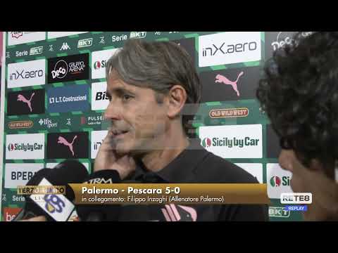 Palermo - Pescara 5-0 91st minute Inzaghi: "Great match. I feel sorry for Pescara, I have so many...