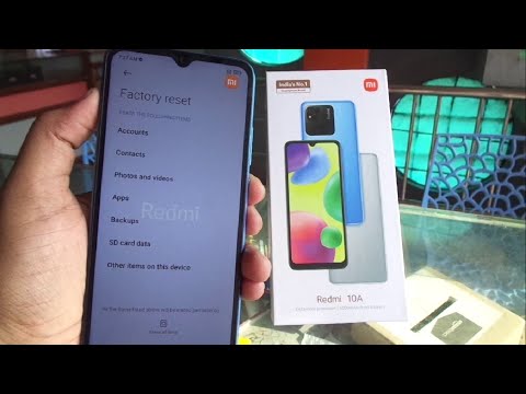 Redmi 10A factory reset.