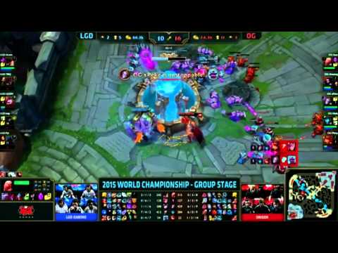 SoaZ Backdoor LGD Gaming S5  // Wolrds 2015 Origen gg Origen