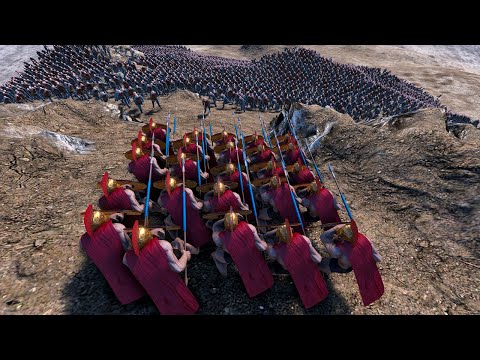 25 Spartans Defend Volcano From Zombies Attack - Ultimate Epic Battle Simulator