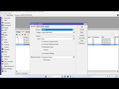 Setting up a NAS server on Mikrotik