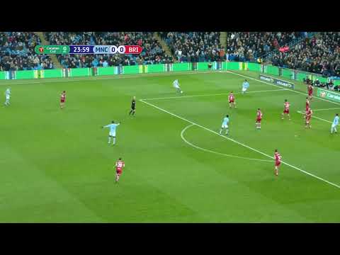 Kevin De Bruyne vs Bristol City- Carabao Cup 2017-18 Semis 1st Leg