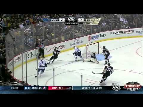 Canucks @ Penguins Highlights 10/19/13