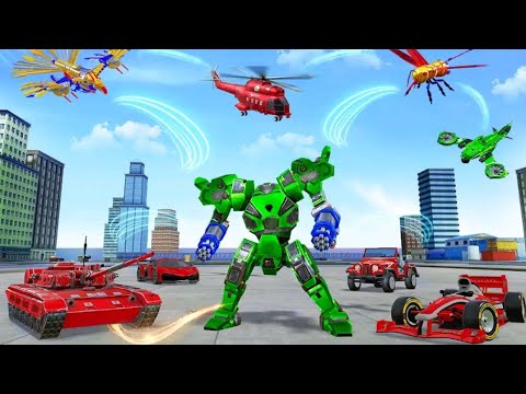 Multi Robot Transforming War Robot Tank Games Androit Game Play #01 Video