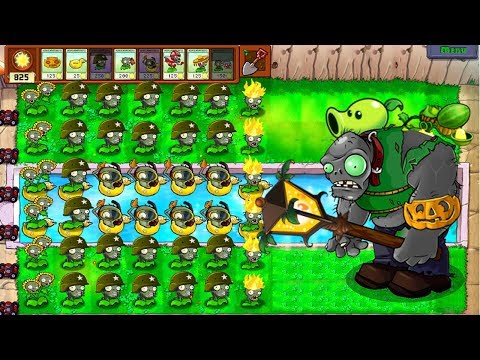Gatling Pea vs Cattail Fight! Mod in Plants vs Zombies Mod ZomPlant vs Mod ZomBotany Gameplay