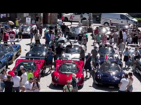 Pagani Raduno 2022 in Italy Valle D'Aosta, 20+ Pagani all together. Short movie by Yikang Hu
