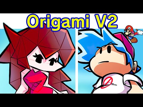 Friday Night Funkin' VS Paper Mario: The Origami King V2 FULL WEEK (FNF Mod) (Chapter 1, 2, 3, 4)