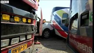 Eight of those hurt in the collisions have serious injuries    NEWS