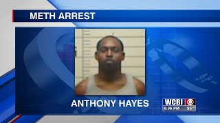 State, local agencies arrest West Point man on meth trafficking charge