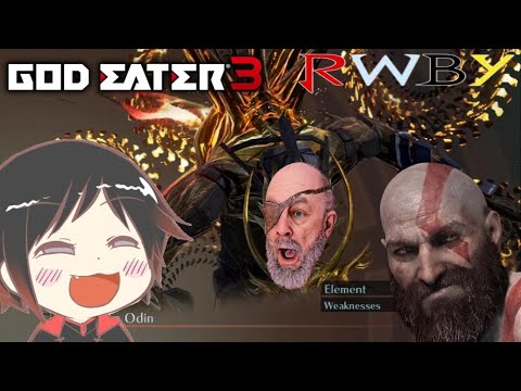God Eater 3 Assault Mission: Ruby Rose(RWBY) VS ODIN(+SSS)