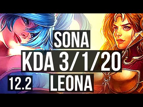 SONA & Lucian vs LEONA & Jhin (SUP) | 3/1/20, Rank 6 Sona, 500+ games | EUW Challenger | 12.2
