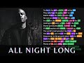 Rakim - All Night Long (1st Verse) | Lyrics, Rhymes Highlighted